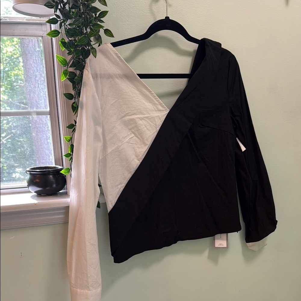 Black and White Women's Top